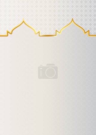 Téléchargez les illustrations : Ramadan islamique or de luxe ou ramadhan avec lanterne dorée motif islami arabe eid al fitr milad un nabi backgorund arrière-plan - en licence libre de droit
