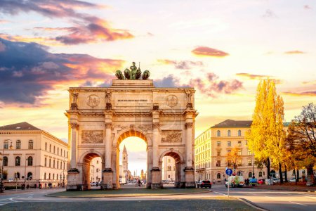 Photo for Victory Gate, Munich, Bavaria, Germany - Royalty Free Image