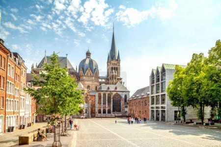 Photo for Cathedral, Aachen, Nordrhein Westfalen, Germany - Royalty Free Image