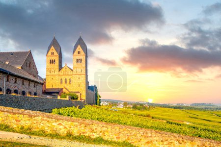 Téléchargez les photos : Abbaye Sankt Hildegard, Ruedesheim, Hesse, Allemagne - en image libre de droit