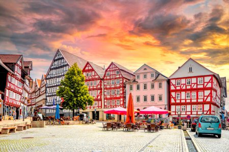 Téléchargez les photos : Vieille ville d'Homberg Efze, Allemagne - en image libre de droit