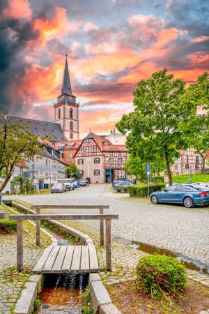 Foto de Old city of Oberursel, Hessen, Germany - Imagen libre de derechos
