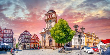 Foto de Old city, Lauterbach, Hessen, Germany - Imagen libre de derechos