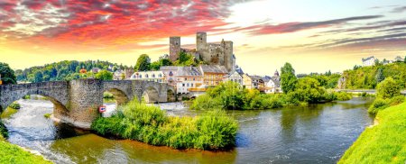 Photo for View over Runkel, Hessen, Germany - Royalty Free Image