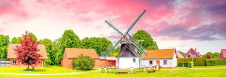 Photo for Meints Mill in Aurich, Germany - Royalty Free Image