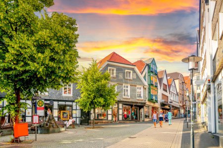 Foto de Old city of Hattingen, Germany - Imagen libre de derechos