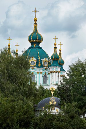 Photo for St. Andrew's Church, Kyiv, Ukraine - Royalty Free Image