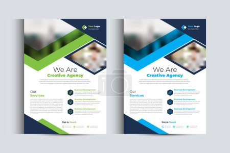 Corporate Business Flyer design template adept for multipurpose Projects