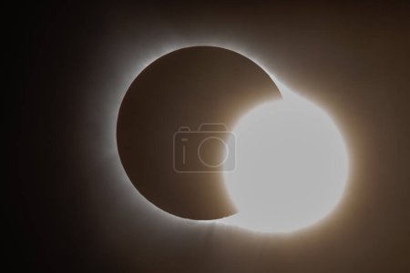 Total solar eclipse from Mount Magazine just outside of Paris, Arkansas on April 8, 2024