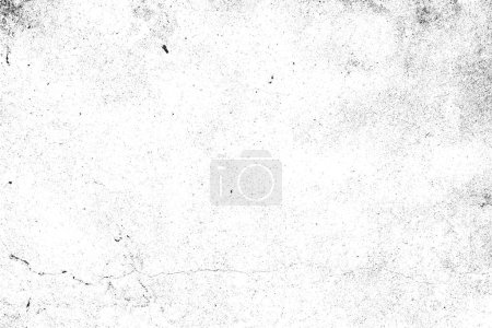 Distress Overlay Texture Grunge Hintergrund aus Schwarz und Weiß. Schmutziges monochromes Kornmuster des alten Oberflächendesigns.