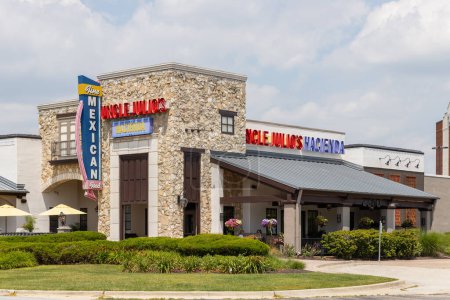 Lombard, IL, USA - July 7, 2023: Uncle Julio's is a Tex-Mex restaurant chain that creates made-from-scratch food.