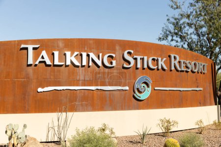 Photo for Scottsdale, AZ, USA - October 25, 2023: The Talking Stick Resort is a four diamond resort featuring a casino, top rated golf course, and exquisite restaurants. - Royalty Free Image