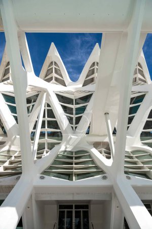 Téléchargez les photos : Symétrie dans la ville des arts et des sciences, Valence - en image libre de droit