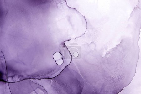 Photo for Gorgeous digitally created alcohol inkscapes with lovely marble colors and designs for use as background or wallpaper - Royalty Free Image