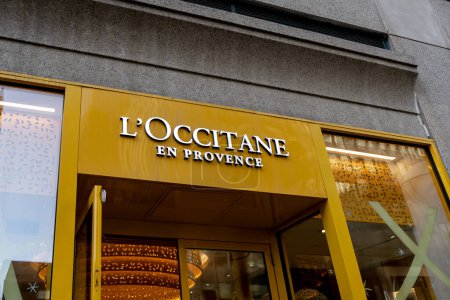 Photo for Toronto, Canada - November 20, 2020: The L'occitane store sign is seen in Toronto, Ontario, Canada. - Royalty Free Image