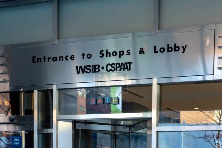 Photo for Entrance to Shops Lobby WSIB CSPAAT - Royalty Free Image
