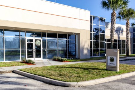 Téléchargez les photos : Orlando, Floride - 8 février 2020 : Riptide CACCTUS Facility à Orlando. Combined Arms Command a Control Trainer Upgrade System (CACCTUS), un système immerge les stagiaires dans un système réaliste, basé sur des scénarios. - en image libre de droit