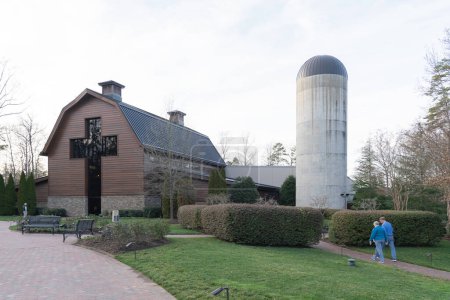 Photo for Charlotte, North Carolina, USA - January 15, 2020: The Billy Graham Library in Charlotte, North Carolina, a museum and library documenting the life and ministry of Christian evangelist Billy Graham. - Royalty Free Image