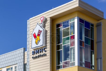 Photo for Orlando, Florida, USA- February 9, 2020: RMHC sign in Orlando, Florida, USA. Ronald McDonald House Charities (RMHC) is an American independent nonprofit organization. - Royalty Free Image