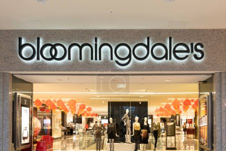 Photo for Tysons Corner, Virginia, USA- January 14, 2020: Bloomingdale's storefront in Tysons Corner Center, Virginia, USA. Bloomingdale's Inc. is an American department store chain. - Royalty Free Image