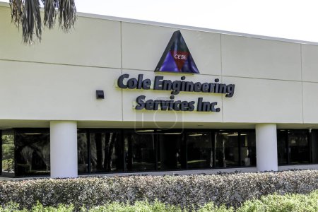 Photo for Orlando, Florida, USA - February 8, 2020: Cole Engineering Services, Inc. headquarters in Orlando, Florida, USA. CESI is a company that develops modeling and simulation products and games. - Royalty Free Image