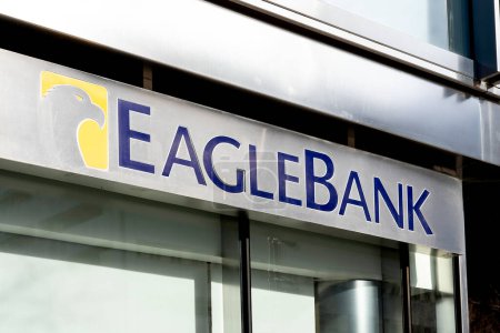 Téléchargez les photos : Washington, DC, États-Unis- 12 janvier 2020 : Une des succursales d'EagleBank à Washington DC. EagleBank est une banque d'affaires locale américaine. - en image libre de droit
