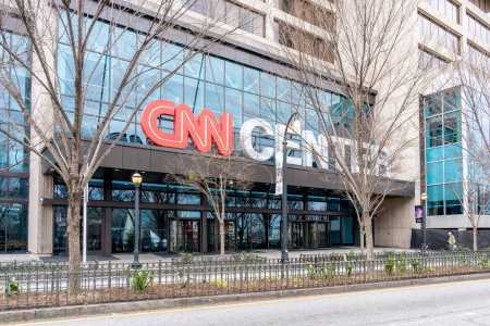 Téléchargez les photos : Atlanta, Géorgie, États-Unis - 17 janvier 2020 : Entrée du CNN Center à Atlanta, Géorgie, États-Unis, le siège mondial de Cable News Network. - en image libre de droit