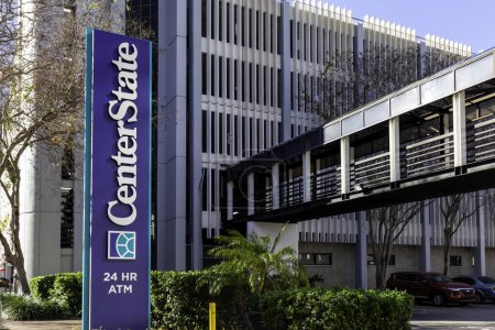 Photo for Orlando, Florida, USA - January 20, 2020: CenterState Bank sign in Orlando, Florida, USA. CenterState Bank is an American financial holding company. CenterState completes merger with South State. - Royalty Free Image