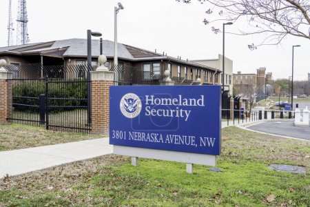 Photo for Washington D.C., USA- January 13, 2020: Homeland Security (DHS) sign in Washington, D.C. USA. - Royalty Free Image