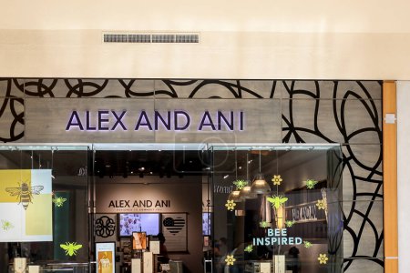 Photo for Tampa, Florida, USA - February 23, 2020: Alex and Ani storefront in Tampa, Florida, USA; Alex and Ani is an American retailer and producer of jewelry. - Royalty Free Image