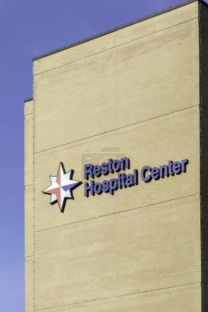 Photo for Reston, Virginia, USA- March 1, 2020: Sign of Reston Hospital Center in Reston, VA, USA. - Royalty Free Image