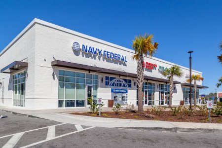 Photo for Charleston, South Carolina, USA - February 28, 2020: one of the Navy Federal branch in Charleston, South Carolina, USA. Navy Federal Credit Union is an American global credit union. - Royalty Free Image