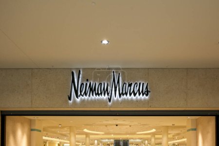 Photo for Tampa, Florida, USA - February 23, 2020: A Neiman Marcus store sign in Tampa, Florida, USA. Neiman Marcus Group, Inc. is an American chain of luxury department stores. - Royalty Free Image