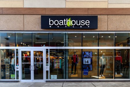 Photo for Boathouse store is seen in Niagara-on-the-Lake, Ontario, Canada on September 10, 2019. Boathouse is a Canadian store specialized in active lifestyle apparel and equipment. - Royalty Free Image