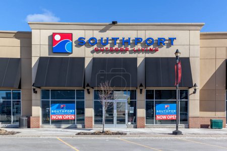 Photo for Toronto, Canada - March 3, 2018: Southport Outdoor Living store front at Vaughan Mills shopping centres, a Canadian store for outdoor furniture products. - Royalty Free Image