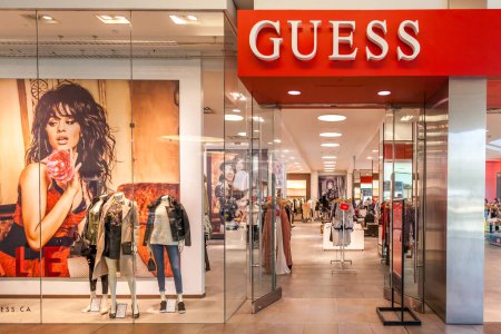 Photo for TORONTO, CANADA - JANUARY 19, 2018: Guess store front in the Fairview Mall in Toronto. Guess is an American clothing brand and retailer. - Royalty Free Image