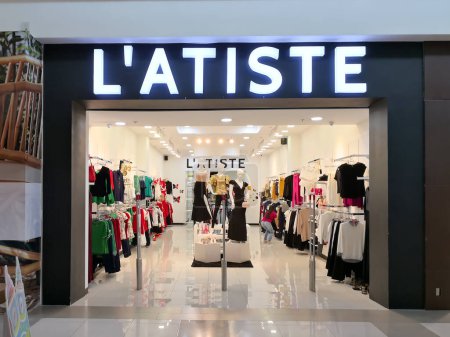 Photo for Alajuela, Costa Rica - October 4, 2018: Latiste clothing store at City Mall in Alajuela near San Jose, Costa Rica. - Royalty Free Image
