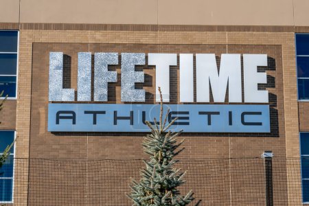 Photo for Woodbridge, On, Canada - November 3, 2018: A Life Time Athletic Gym in Woodbridge, On, Canada. Life Time, Inc. is a chain of health clubs in the United States and Canada. - Royalty Free Image