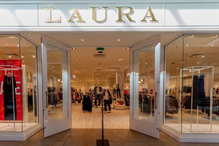 Photo for Toronto, Canada - February 7, 2018: Laura storefront in the Fairview Mall in Toronto. Laura's Shoppe Inc. is a Canadian womens wear boutique chain founded in 1930 by Laura Wolstein. - Royalty Free Image