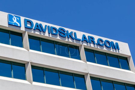 Photo for Toronto, Canada - June 11, 2018: Sign of David Sklar on the head office building in Toronto, a Licensed Insolvency Trustees Serving the Greater Toronto Ontario Area. - Royalty Free Image