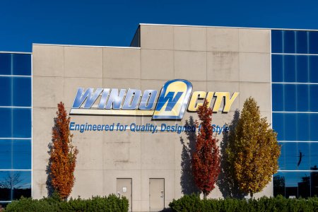 Photo for Window City - Manufacturer of Vinyl Windows and Doors - Royalty Free Image