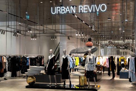 Photo for Bangkok, Thailand - December 7, 2018: Urban Revivo storefront at the shopping mall in Bangkok, Thailand. Founded in 2006, Urban Revivo is a Chinese based trend led fashion brand. - Royalty Free Image