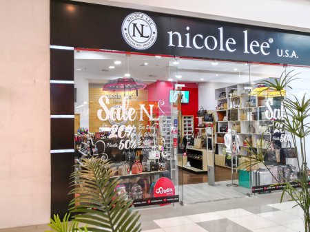 Photo for Alajuela, Costa Rica - October 4, 2018: Nicole Lee Handbags store at City Mall in Alajuela near San Jose, Costa Rica. - Royalty Free Image