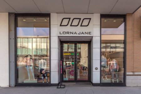 Photo for Toronto, Canada- February 22, 2018: Lorna Jane storefront at Shops at Don Mills in Toronto. Lorna Jane is a Australian manufacturer and retailer of women's activewear. - Royalty Free Image
