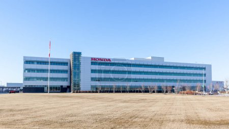 Photo for Markham, Ontario, Canada - April 22, 2018: Honda Canada Inc. head office in Markham, ontario, Canada. Honda Canada Inc. is the Canadian division of the Honda Motor Company. - Royalty Free Image