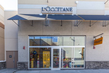 Photo for Niagara On the Lake, Ontario, Canada - March 4, 2018: L'Occitane storefront in Outlet Collection at Niagara. L'Occitane is an international retailer of body, face, fragrances and home products. - Royalty Free Image