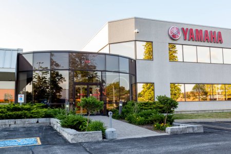 Photo for Toronto, Canada - June 1, 2018: Yamaha Motor Canada head office in Toronto. Yamaha Motor Company Limited is a Japanese manufacturer of motorcycles, marine products. - Royalty Free Image