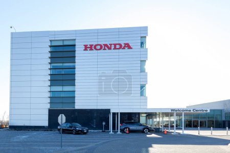 Photo for Markham, Ontario, Canada - April 22, 2018: Honda Canada Inc. welcome centre in Markham, ontario, Canada. Honda Canada Inc. is the Canadian division of the Honda Motor Company. - Royalty Free Image