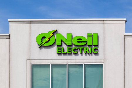 Foto de Woodbridge, Ontario, Canadá - 10 de junio de 2018: O 'Neil Electric firma en la oficina corporativa de Woodbridge, un proveedor mayorista canadiense de productos eléctricos premium en Ontario y la GTA . - Imagen libre de derechos