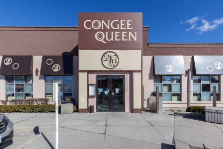 Téléchargez les photos : Toronto, Canada - Le 26 février 2018 : Congee Queen vue extérieure, un restaurant chinois à Toronto. - en image libre de droit